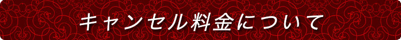出張メンズエステ出張マッサージメベル東京キャンセル料金について