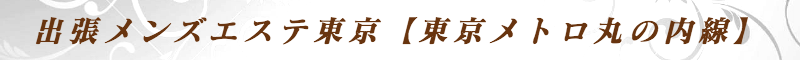 出張メンズエステ出張マッサージメベル東京の出張メンズエステ東京【東京メトロ丸の内線】