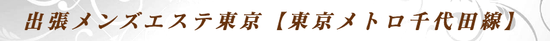 出張メンズエステ出張マッサージメベル東京の出張メンズエステ東京【東京メトロ千代田線】