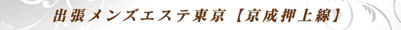 出張メンズエステ出張マッサージメベル東京の出張メンズエステ東京【京成押上線】